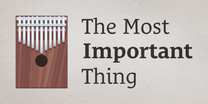 Important Things Important Things