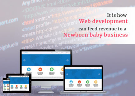 It is how web development can feed revenue to a newborn baby business