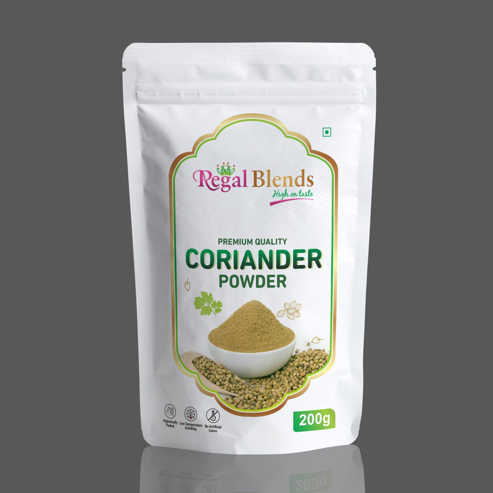 Regal Blends packaging design